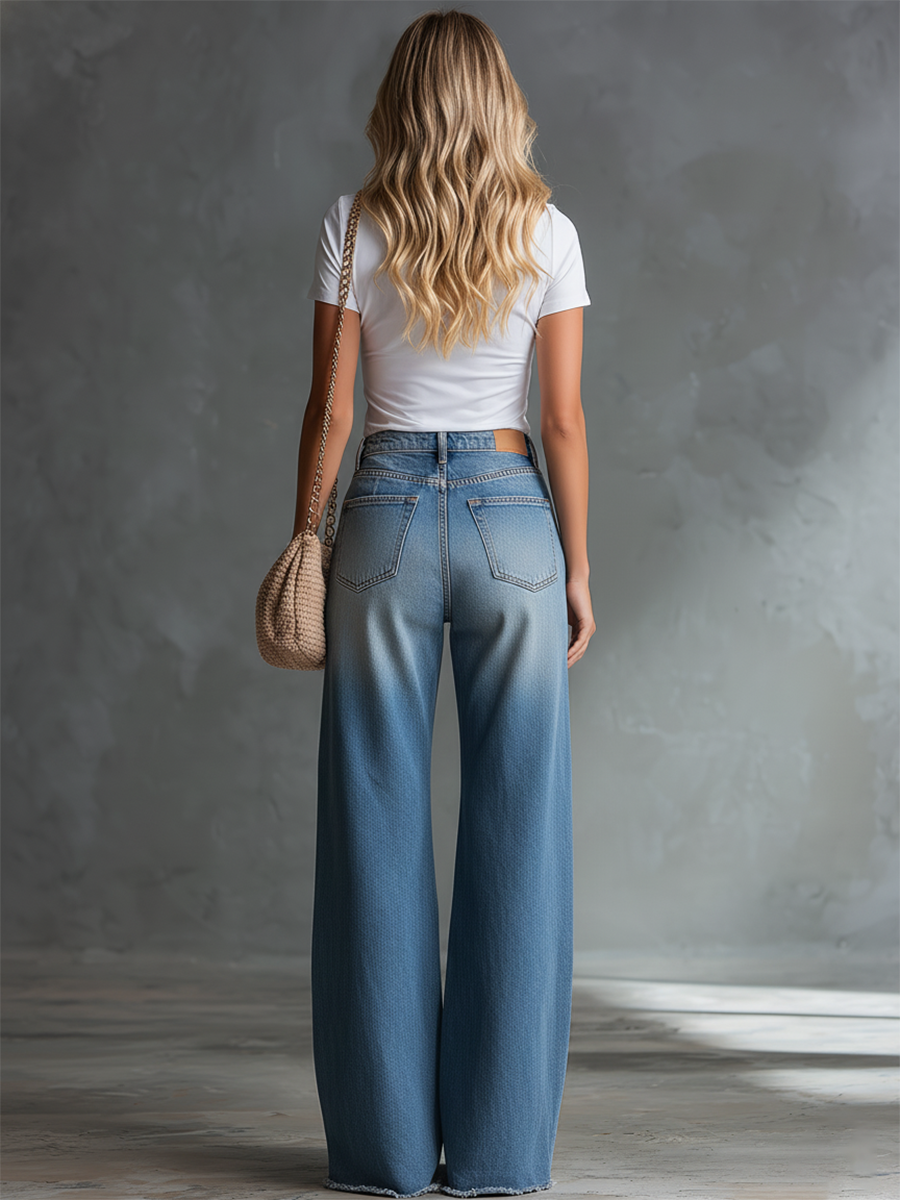 Jeanshose im Retro-Stil